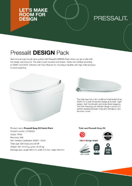 Pressalit Design Pack