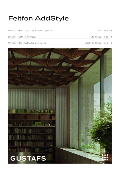 Gustafs Product Sheet Feltfon AddStyle