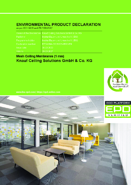 EPD Mesh Ceiling Membranes (1 mm)