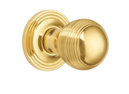 Reeded Mortice Knobset (HUKP-0201-32) - Door knob