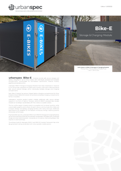 Bike -E Data Sheet