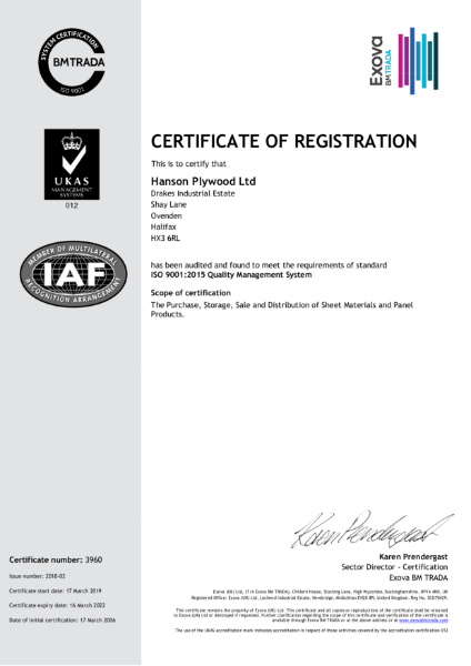 ISO 9001:2015 Certificate