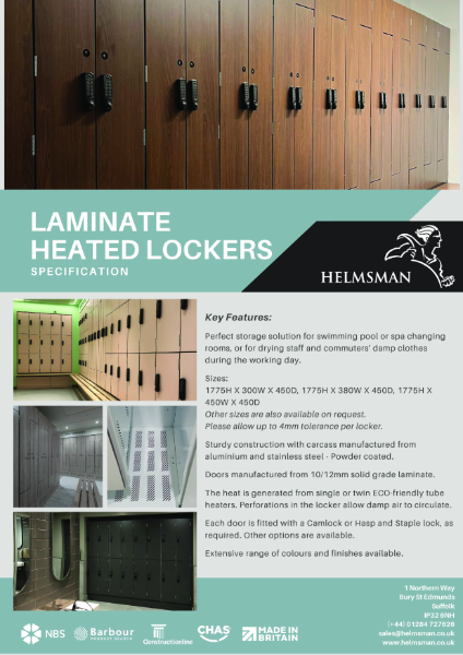 Laminate Heated Lockers