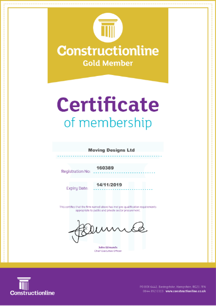 Construction Line Certificate