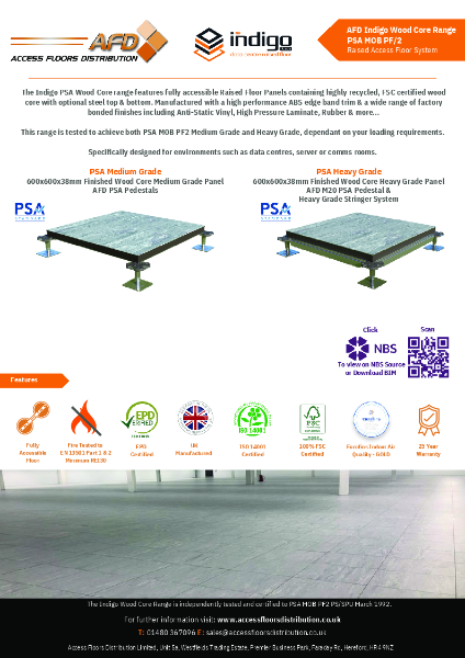 AFD Indigo Wood Core Range PSA MOB PF/2