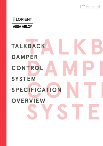 Talkback Specification Overview