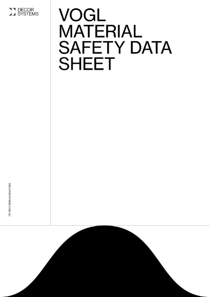 Vogl Safety Data Sheet