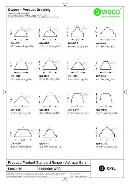 Qwood Standard Range - Windows
