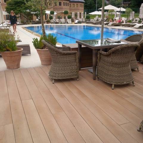 Commercial Composite Decking Case Study - Penny Hill Park Hotel Outdoor Pool Area