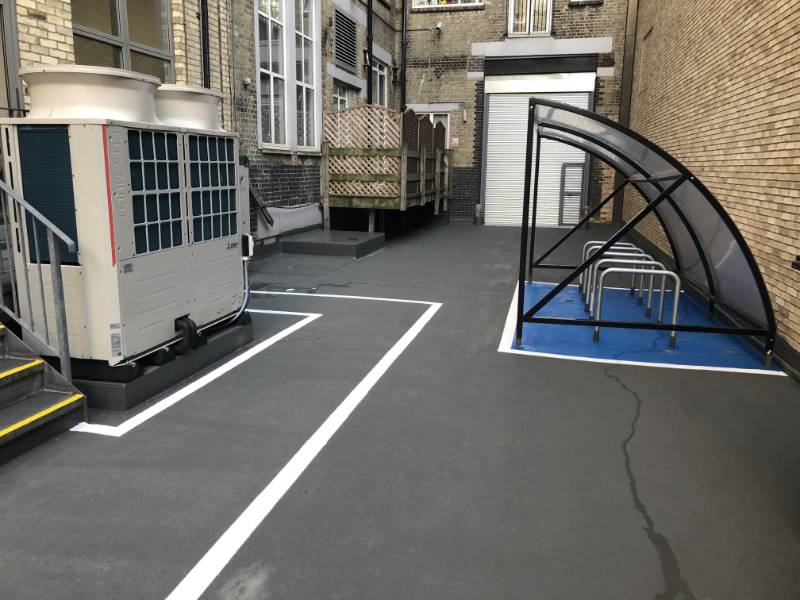 Wecryl Waterproofing System on a Car Park Refurbishment, Clerkenwell, London