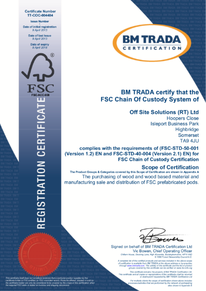 FSC Certificate