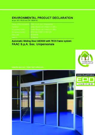AS3000 Environmental Product Declaration