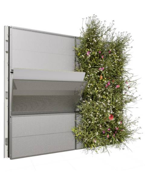 Optima Meadow - Living Wall Rainscreen System - living wall