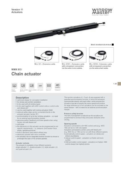 WMX 813 Product Sheet