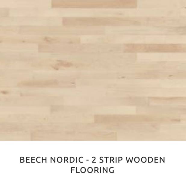 Sprung 22mm two-strip solid hardwood flooring
