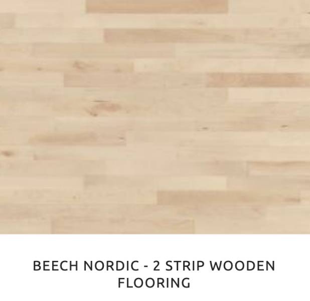 Sprung 22mm&nbsp;two-strip solid hardwood flooring