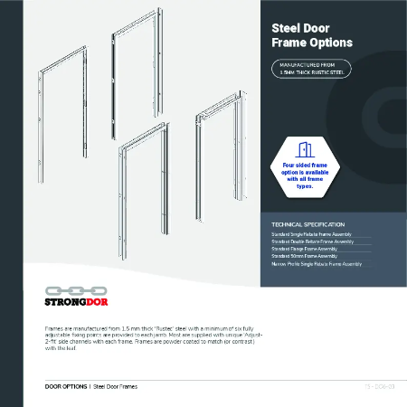 Strongdor: Steel Door Frame Options