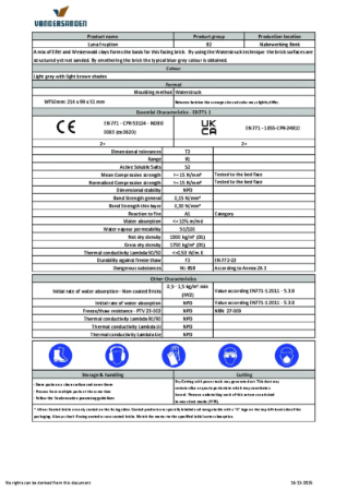 Tekniska Specifikationer - TF-GHWN0332A0OS-EN-DL
