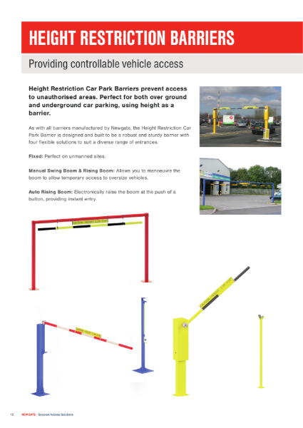 Height Restriction Barriers