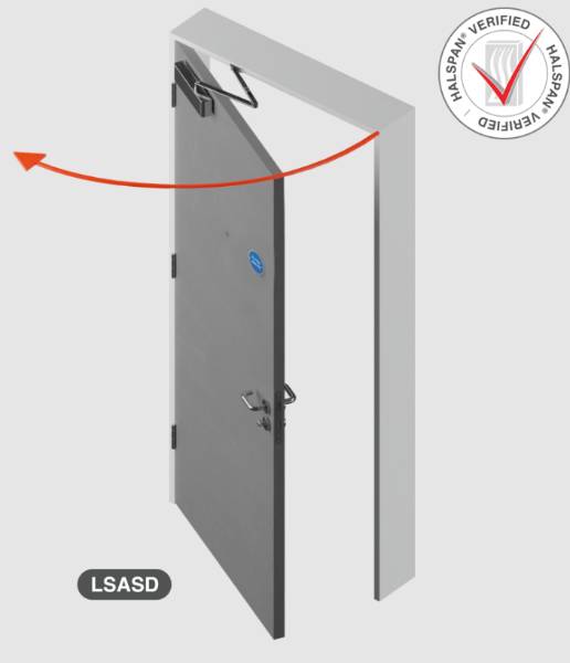 Halspan DS1000-LSASD | Internal Timber Door System - Latched Single Action Single Door