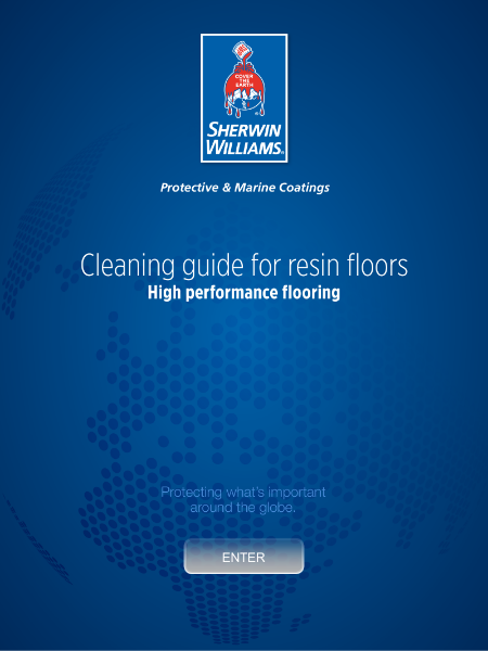 Sherwin-Williams Guide for cleaning resin floors