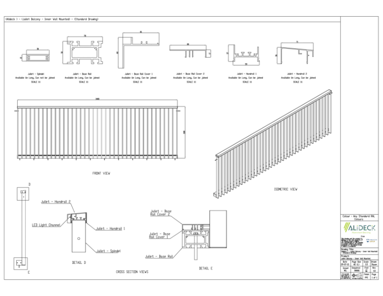 AliRail Juliet Balcony Balustrade