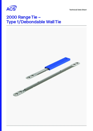 ACS 2000 Range Wall Tie