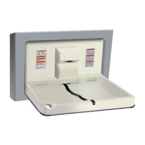Baby Change Station Stainless Steel Clad Parallel