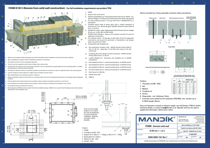 FDMB – Remote - Solid Wall - CID (UKCA)