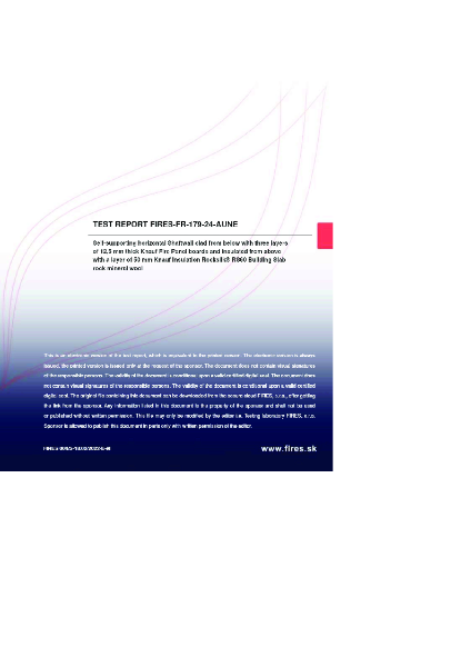 Fire resistance to BS EN 1364-1