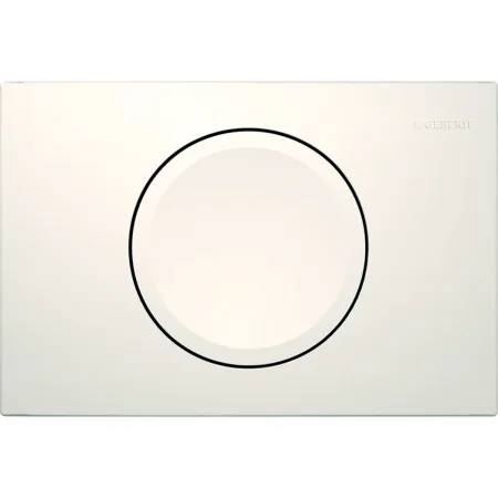 Geberit Delta15 Flush Plate For Stop-And-Go Flush, Round