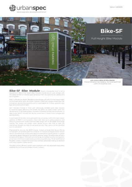 Bike-S Full Height Bike Module Data Sheet