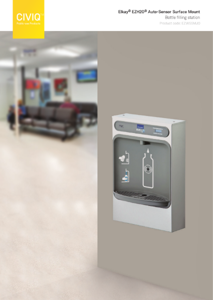 Elkay® EZH2O® Auto-Sensor Surface Mount Bottle Filling Station