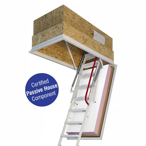 Passivhaus certified loft ladder
