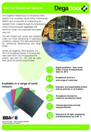 Degafloor Warehouse System