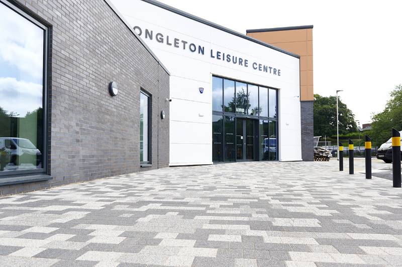 Brett Invicta is the perfect paving solution for the refurbishment of Congleton Leisure Centre.