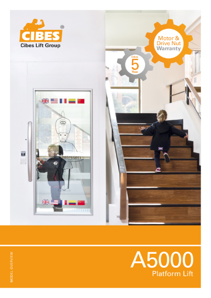 New A5000 Home and Commerical Lift Brochure