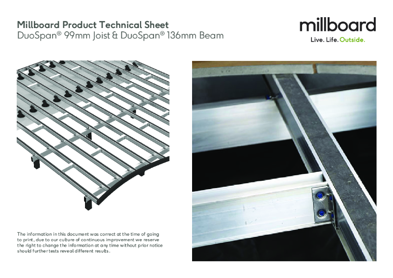 DuoSpan 99mm and Beam Tech Sheet