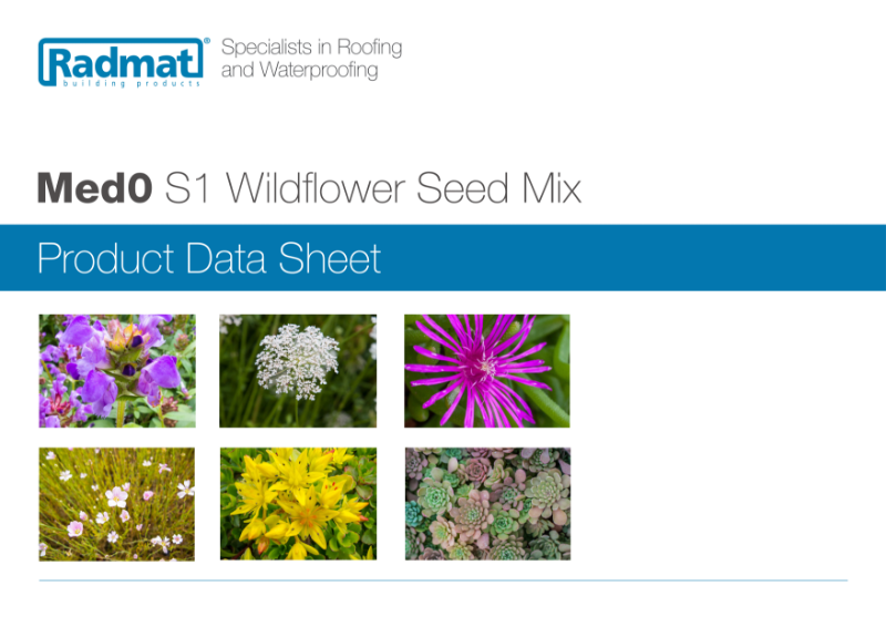 MedO S1 Wildflower Seed Mix Product Data Sheet | NBS Source