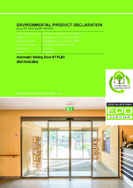 ST Flex Fine Frame Environmental Product Declaration