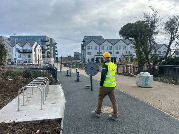 Space-Saving Two-Tier Bike Storage for a Glenveagh Residential Development