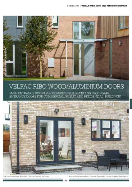 VELFAC Ribo Composite Door System Product Catalogue