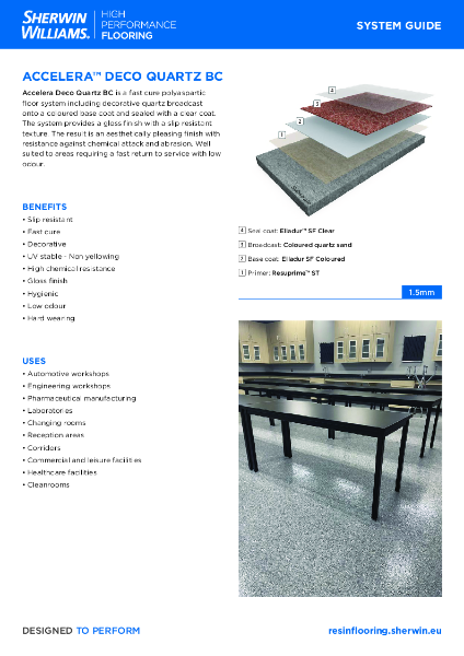 Accelera™ Deco Quartz BC System Guide