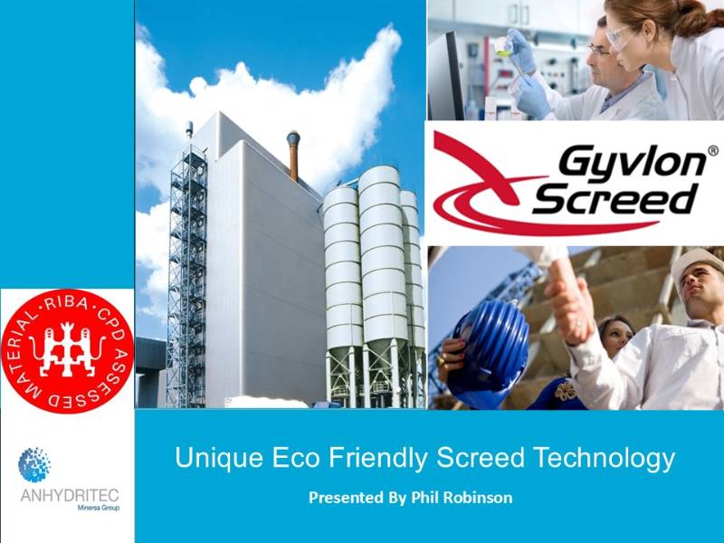 Unique Eco Friendly Screed Technology