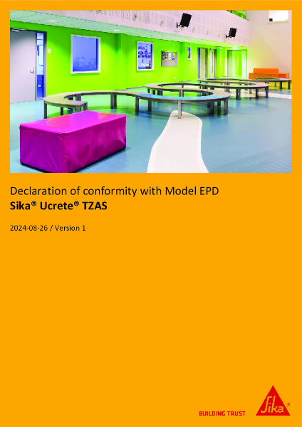 EPD - Sika® Ucrete® TZAS