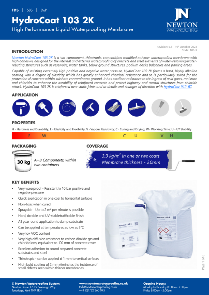 HydroCoat 103 2K TDS