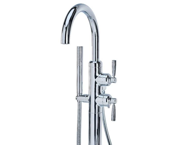 Langbourn Mono Freestanding Thermostatic Bath Shower Mixer - Bath Shower Mixer