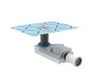 Geberit shower floor drain for screed height at inlet 90–220 mm