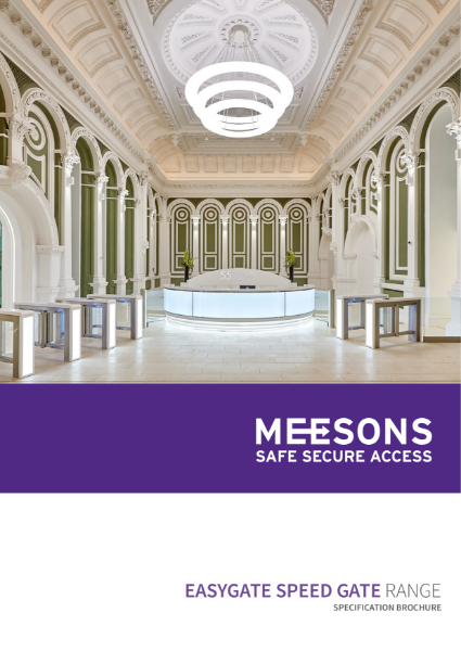 Meesons EasyGate Speed Gate Brochure