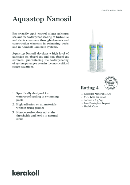 Aquastop Nanosil - TDS